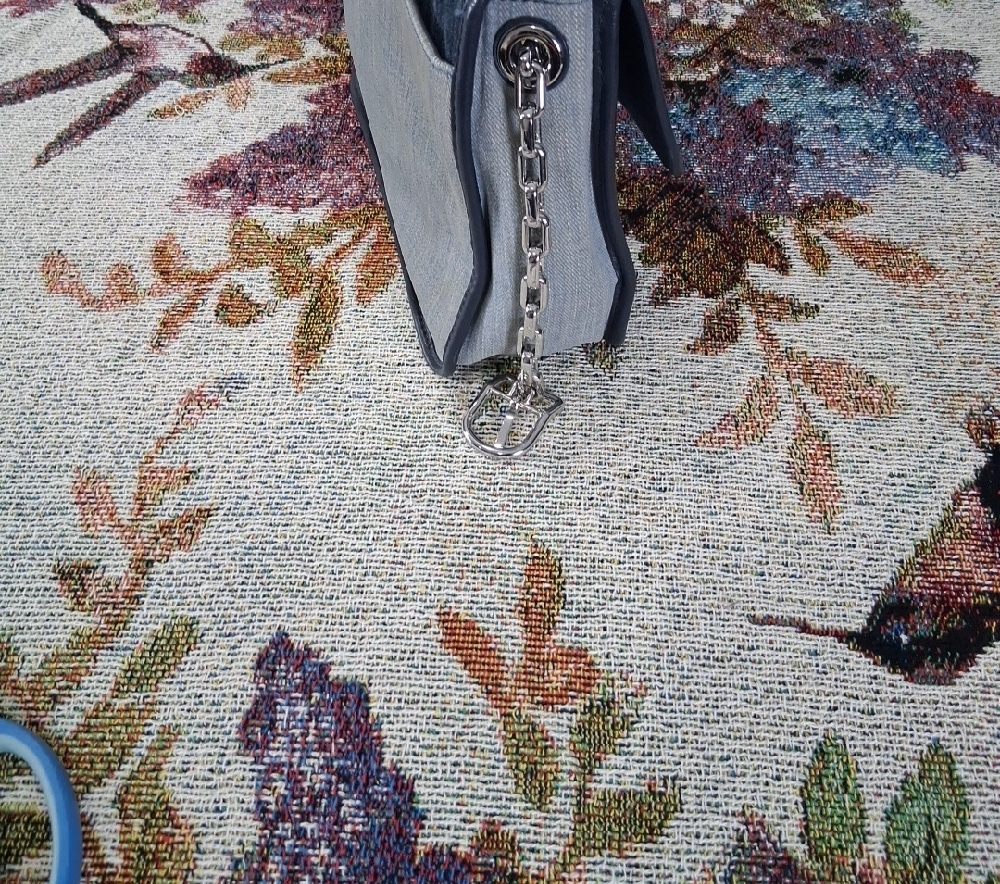 MICHAEL Michael Kors Blue Denim Shoulder Bag - Picture 5 of 17
